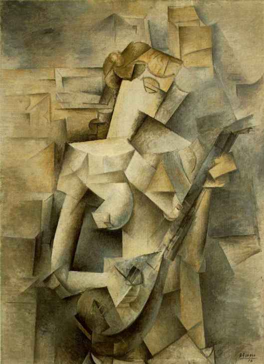 PabloPicasso-Girl-with-Mandolin-Fanny-Tellier-1910